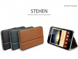 Кожаный чехол SGP Stehen для Samsung Galaxy GT-N7000 – новый аксессуар для непревзойденной модели мобильного телефона! 