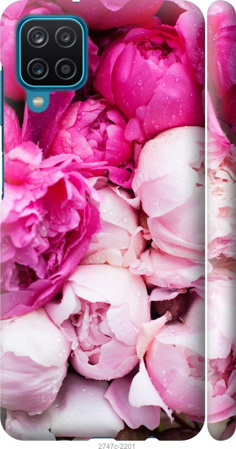 

Чохол на Samsung Galaxy A12 A125F Рожеві півонії