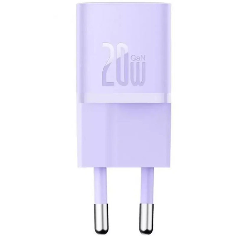 

СЗУ Baseus GaN5 Fast Charger (mini) 1C 20W (CCGN05010)для Зарядные устройства Purple (259559)