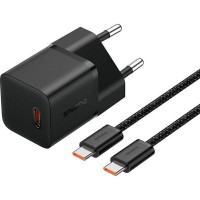 СЗУ Baseus GaN5 Fast Charger (mini) 1C 25W + Type-C to Type-C (P10110909113)