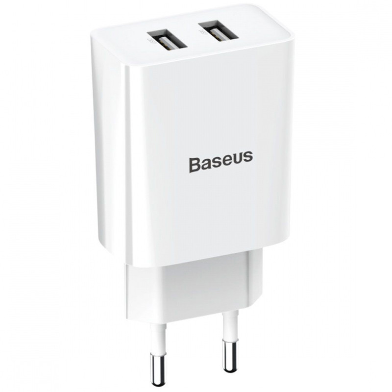 

МЗП Baseus Speed Mini Dual U 10.5W 2USB (Білий)