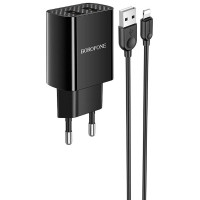 СЗУ Borofone BA53A Powerway (2USB/2.1A) + Lightning