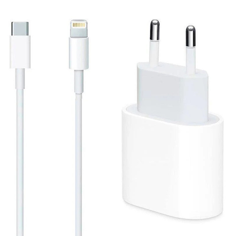 

СЗУ для Apple iPhone 20W Type-C Power Adapter (AA) + Cable Type-C to Lightning Белый (182220)