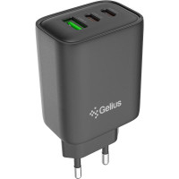 СЗУ Gelius Power Pulse GP-HC057 65W USB+2Type-C (QC/PD/PPS)