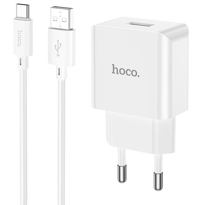 

СЗУ HOCO C106A Leisure + Type-C White (259870)