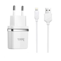 МЗП Hoco C11 Charger + Cable (Lightning) 1.0A 1USB