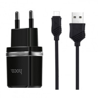 МЗП Hoco C12 Charger + Cable (Micro) 2.4A 2USB