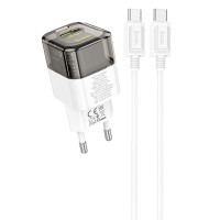 МЗП Hoco C131A Platium PD30W+QC3.0 + Type-C to Type-C