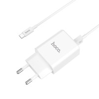 СЗУ Hoco C62A Victoria 2.1A 2USB + cable MicroUSB