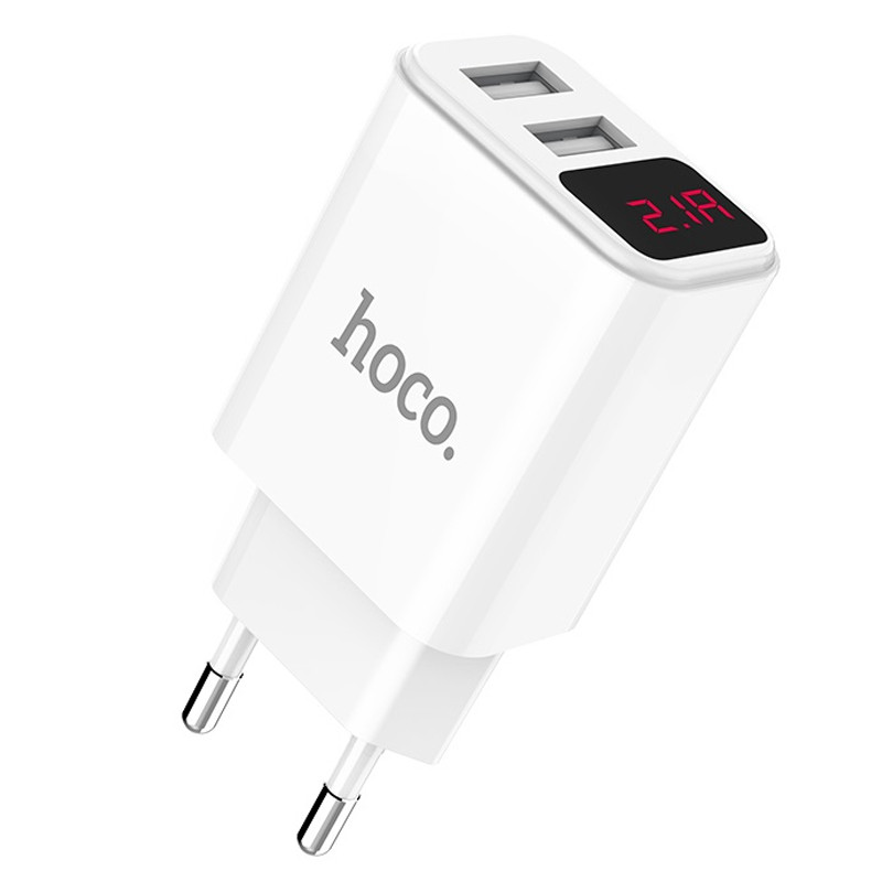 

СЗУ Hoco C63A Victoria 2.1A 2USB white (107314)