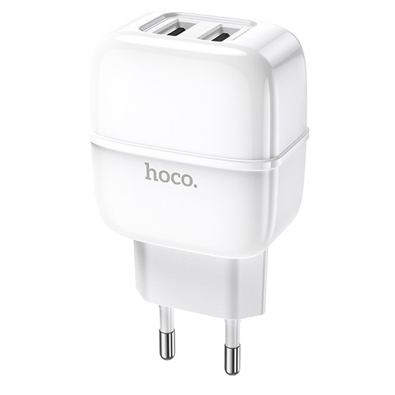 

СЗУ Hoco C77A (2USB/2.4A)для Зарядные устройства Белый (148369)