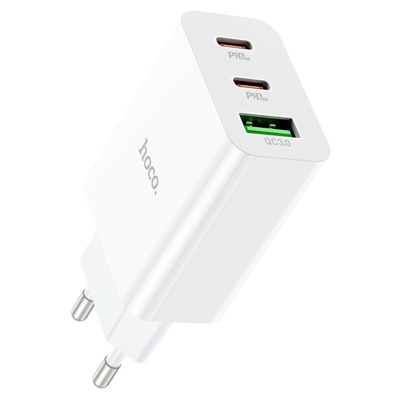 

СЗУ Hoco C99A dual port PD 20W+QC3.0 (225297)