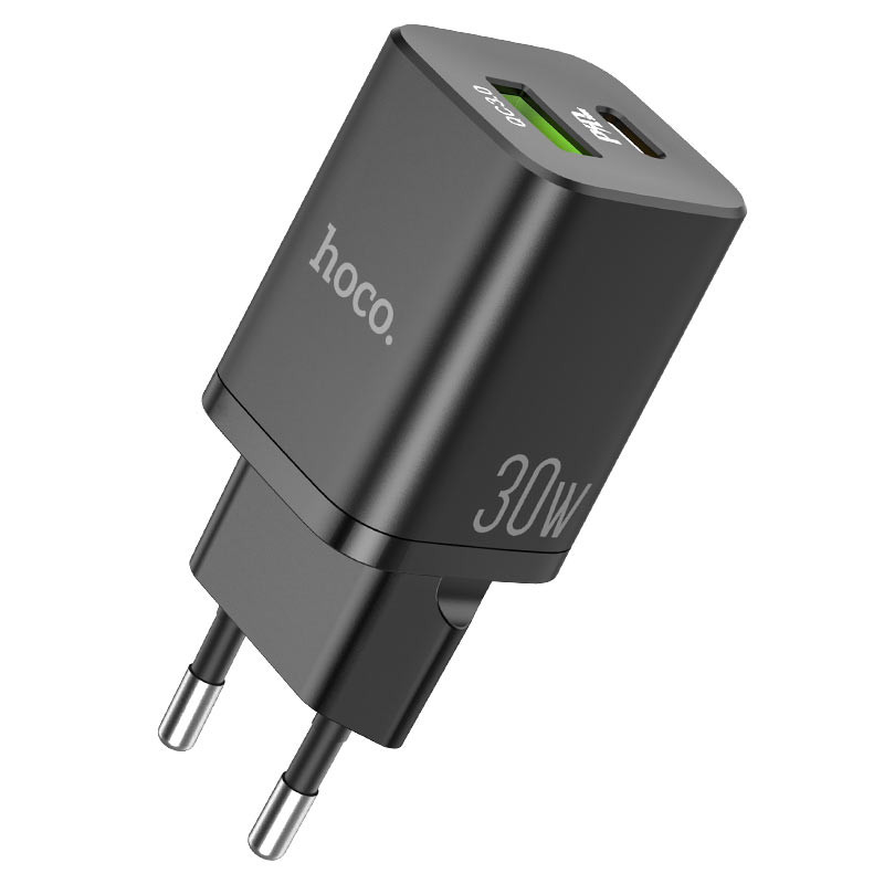 

МЗП Hoco N13 Bright PD 30W + QC3.0 (1USB/3A) (Чорний)