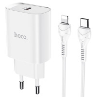 СЗУ HOCO N14 PD 20W 1Type-C + Type-C to Lightning