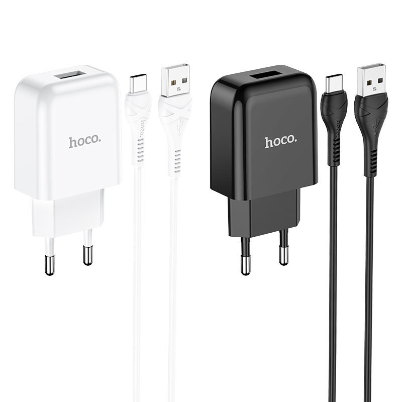

СЗУ HOCO N2 (1USB/2.1A) + USB - Type-Cдля Зарядные устройства (188468)