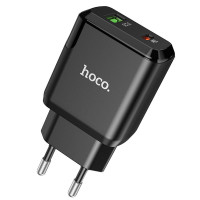 СЗУ Hoco N5 Favor 20W PD+QC3.0 (1USB/1Type-C/3A)