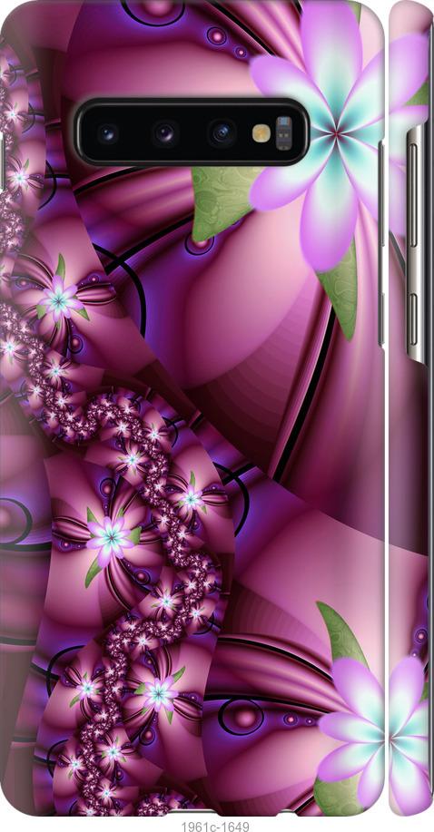 

Чехол на Samsung Galaxy S10 Plus Цветочная мозаика