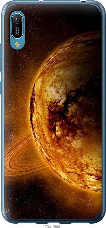 

Чехол на Huawei Y6 2019 Жёлтый Сатурн