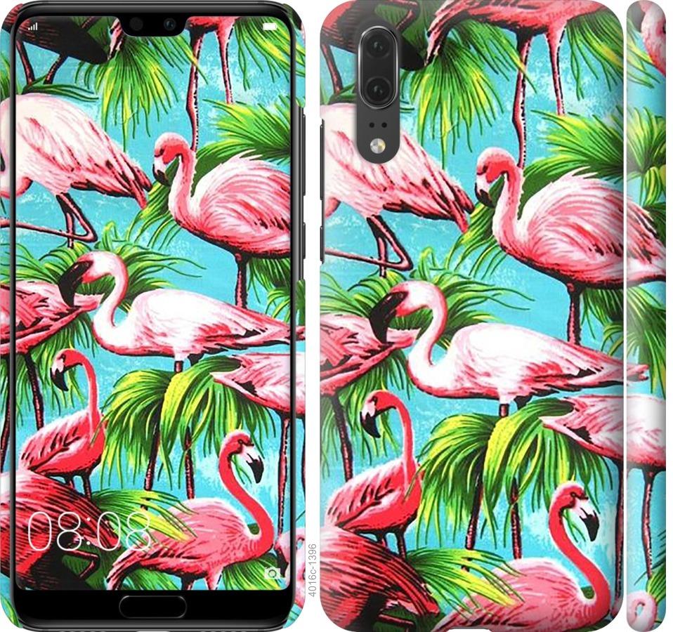 Чехол на Huawei P20 Tropical background