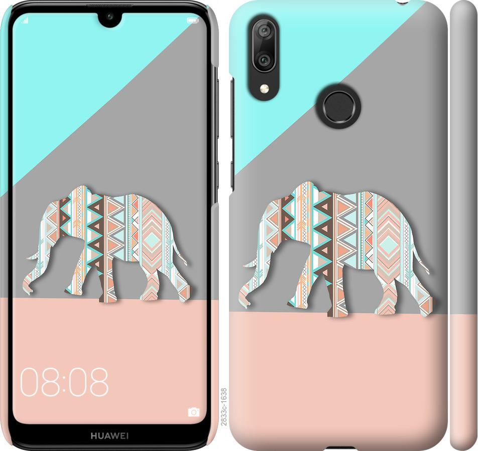 

Чохол на Huawei Y7 2019 Візерунчастий слон