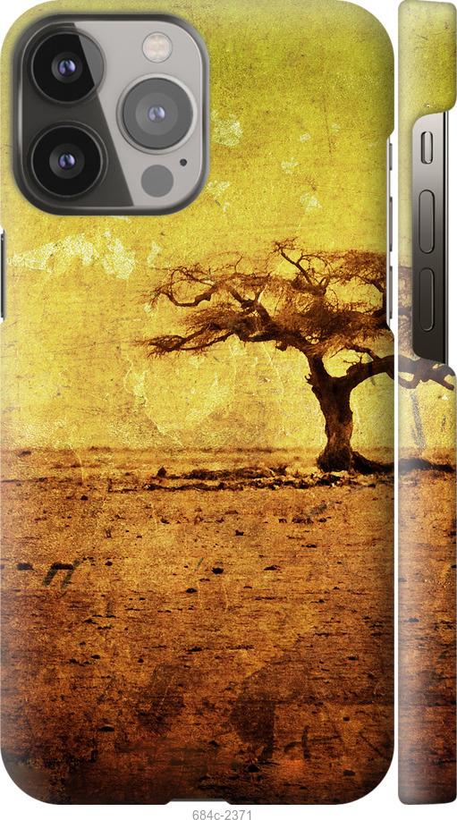 Чехол на iPhone 13 Pro Max Гранжевое дерево