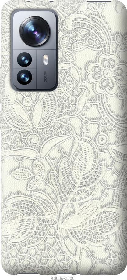 Чохол на Xiaomi 12 Pro Біле мереживо