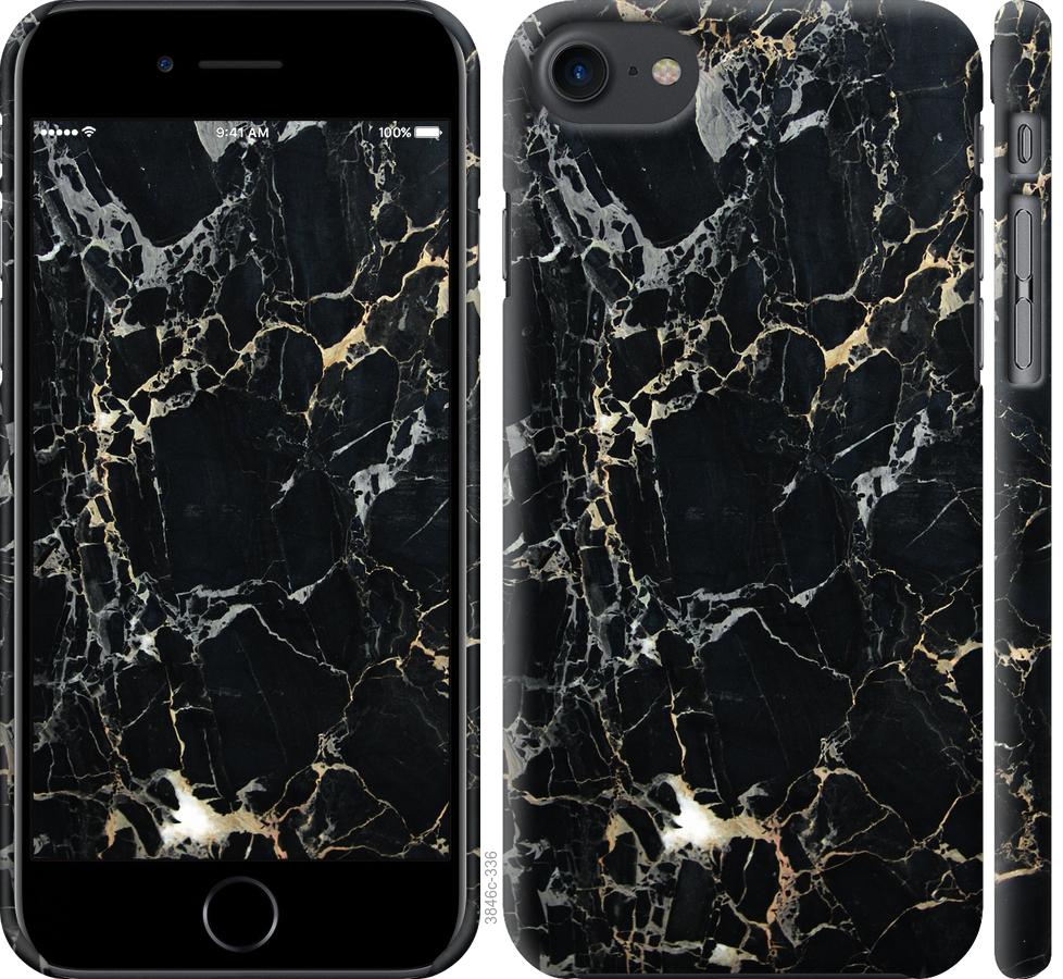 

Чехол на iPhone 8 Черный мрамор
