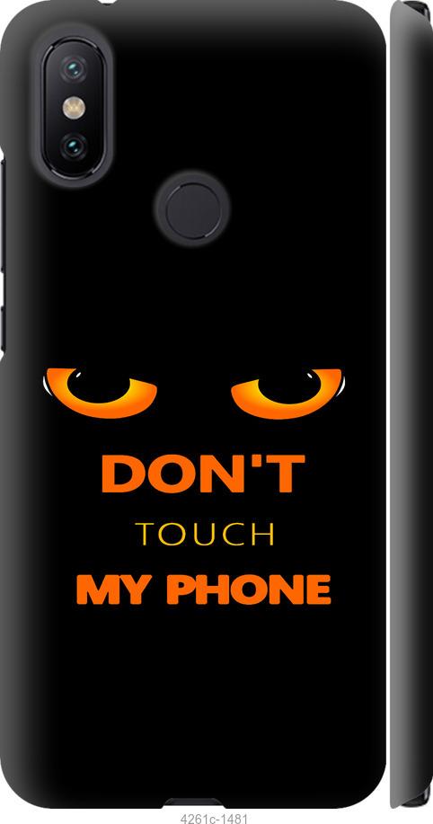 

Чехол на Xiaomi Mi A2 Don't touch the phone