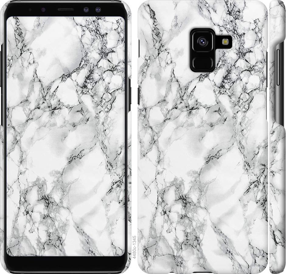 

Чохол на Samsung Galaxy A8 Plus 2018 A730F мармур білий