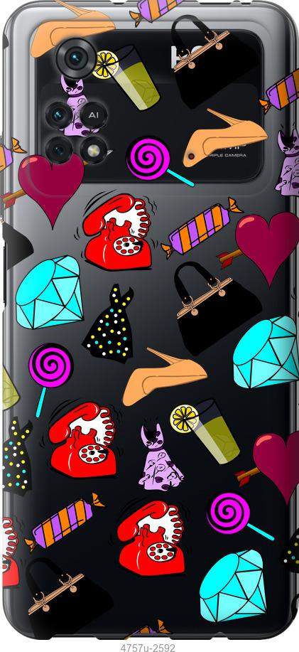 Чохол на Xiaomi Poco M4 Pro  stickers