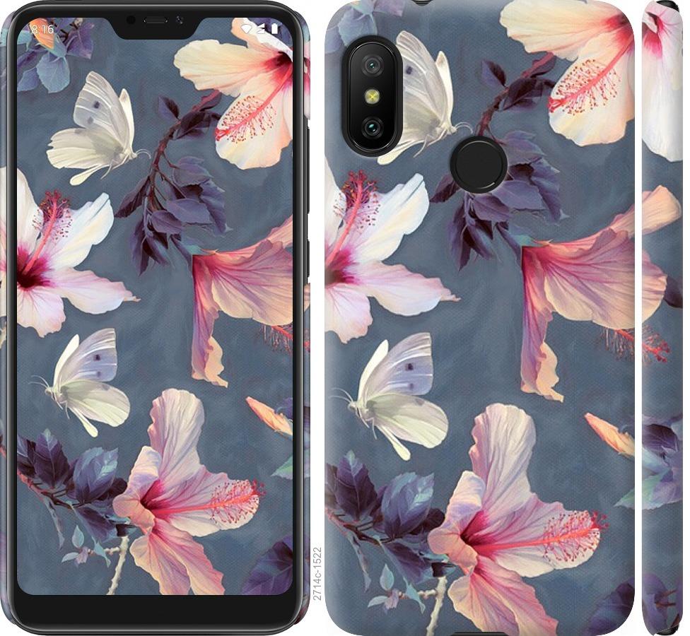 

Чохол на Xiaomi Redmi 6 Pro Намальовані квіти