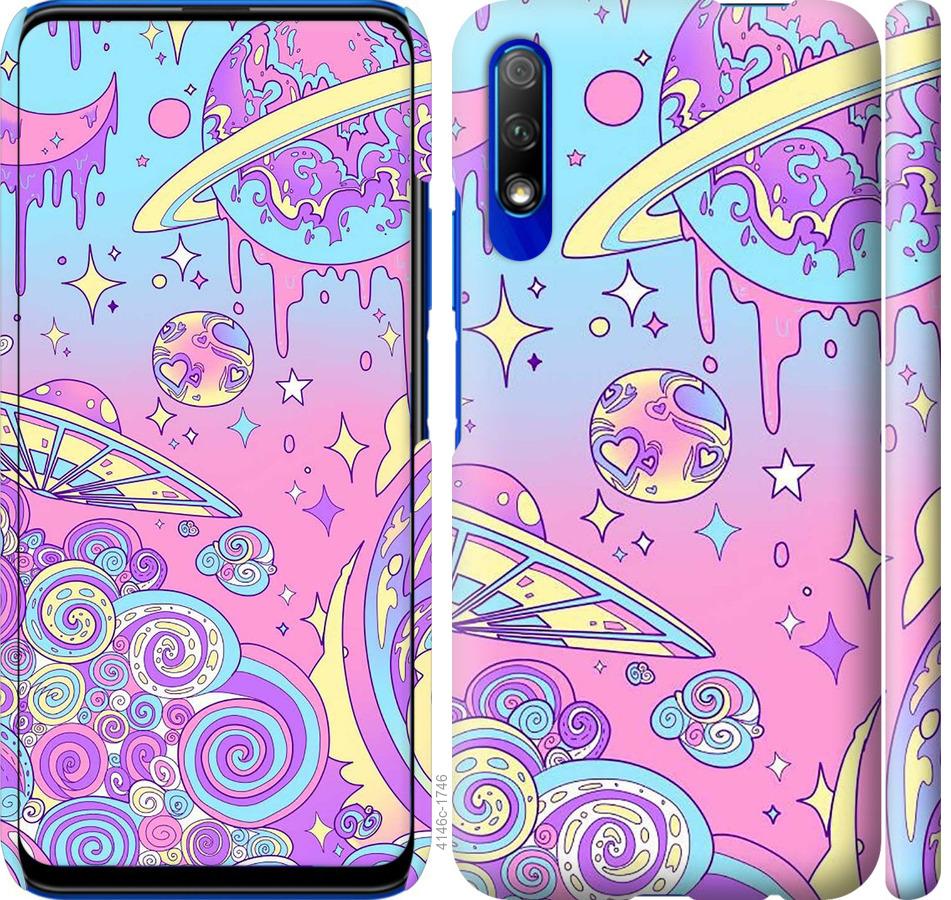 

Чохол на Huawei P Smart Pro Рожева галактика