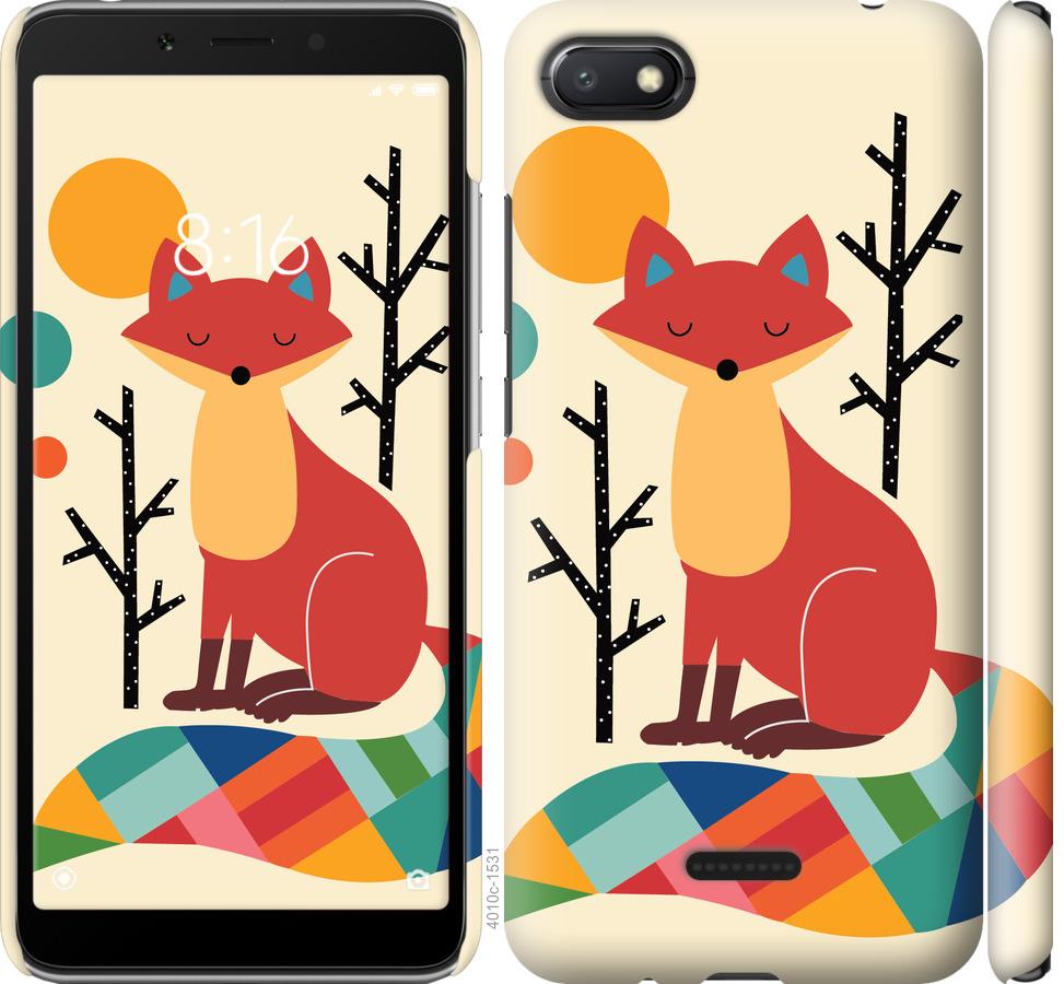 

Чехол на Xiaomi Redmi 6A Rainbow fox