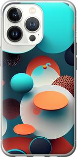 Чехол на iPhone 13 Pro Горошек абстракция