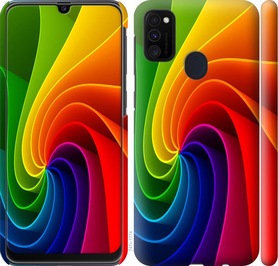 

Чохол на Samsung Galaxy M21 M215F Райдужний вихор