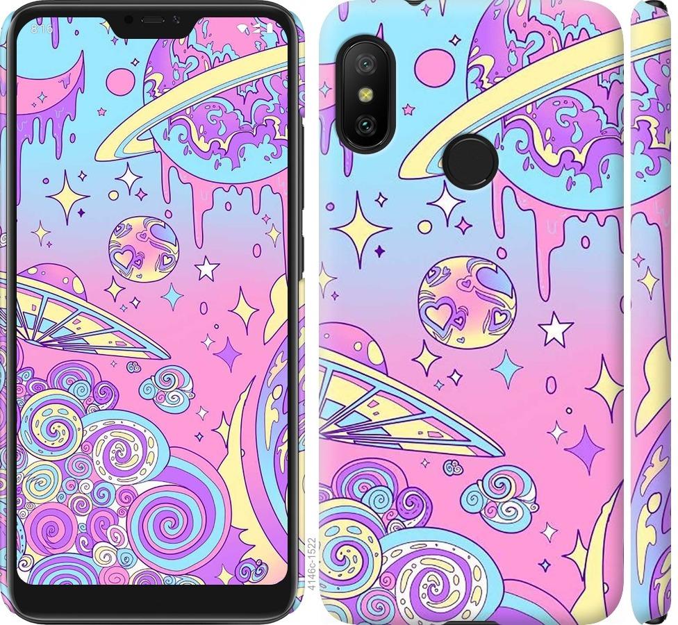 

Чохол на Xiaomi Mi A2 Lite Рожева галактика