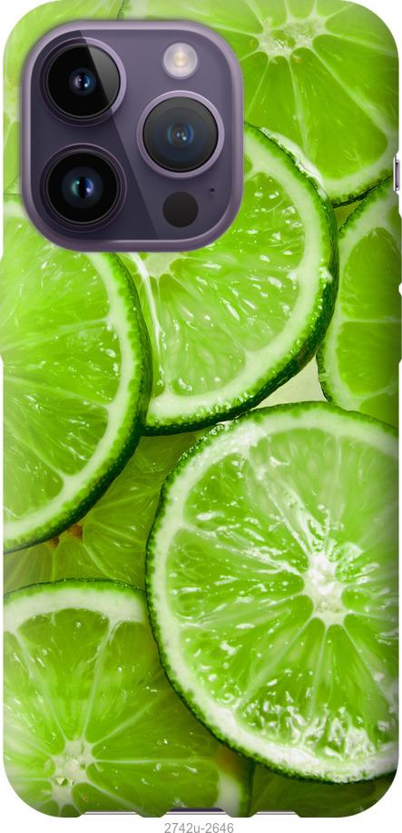 

Чохол на iPhone 14 Pro Лайм