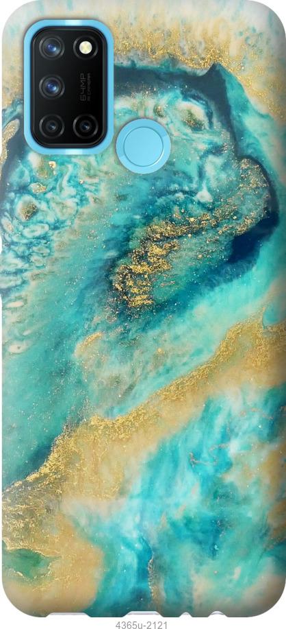 

Чохол на Realme C17 Green marble