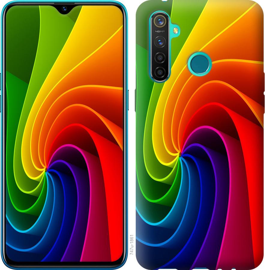 

Чохол на Realme 5 Pro Райдужний вихор