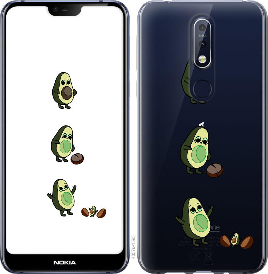 

Чехол на Nokia 7.1 Авокадо 1