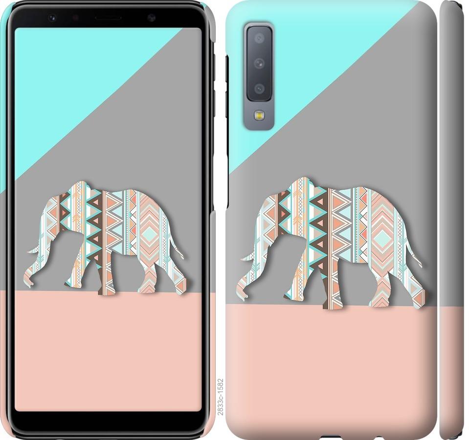 

Чохол на Samsung Galaxy A7 (2018) A750F Візерунчастий слон