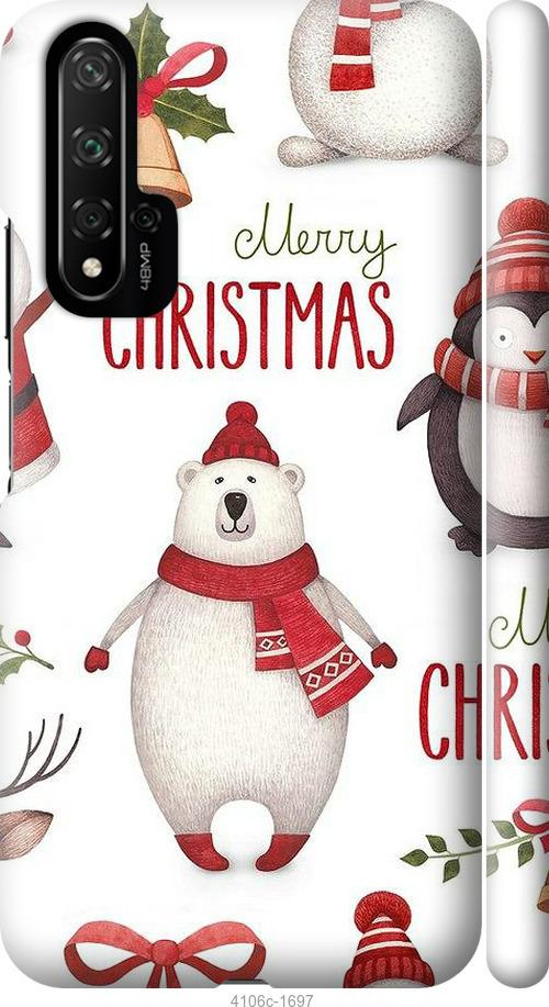 

Чехол на Huawei Nova 5T Merry Christmas