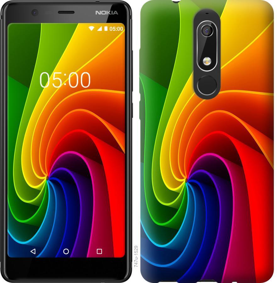 

Чохол на Nokia 5.1 Райдужний вихор