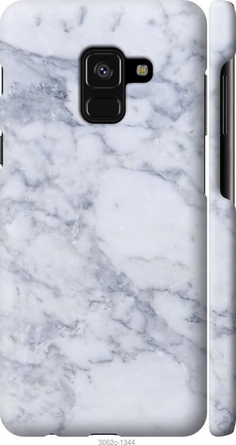

Чехол на Samsung Galaxy A8 2018 A530F Голубой мрамор