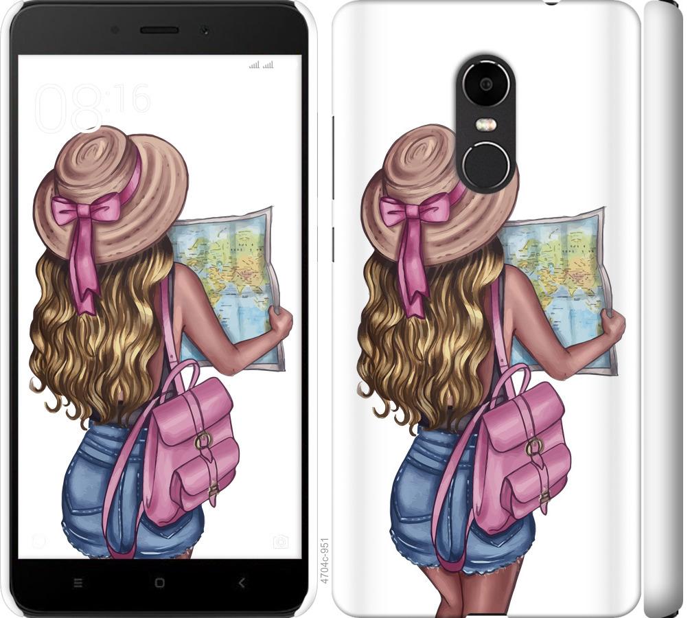

Чохол на Xiaomi Redmi Note 4X Дівчина з картою