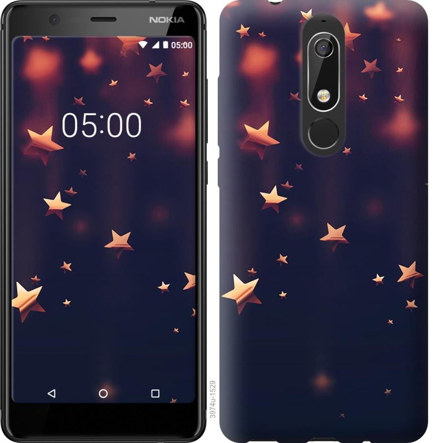 

Чехол на Nokia 5.1 Падающие звезды
