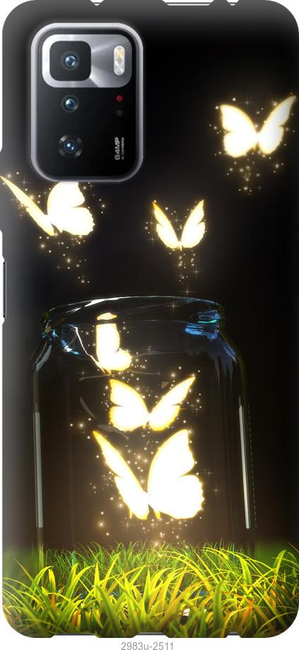 Чехол на Xiaomi Poco X3 GT Бабочки
