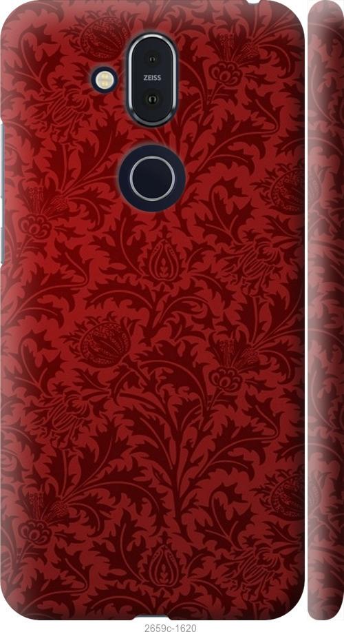 

Чехол на Nokia 8.1 Чехол цвета бордо