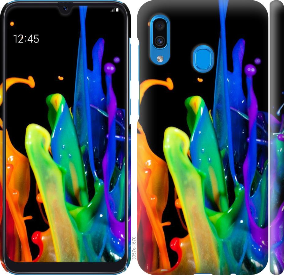 

Чохол на Samsung Galaxy A20 2019 A205F бризки фарби