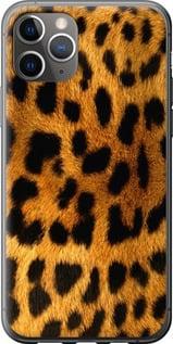 Чохол на iPhone 11 Pro Max Шкіра леопарду